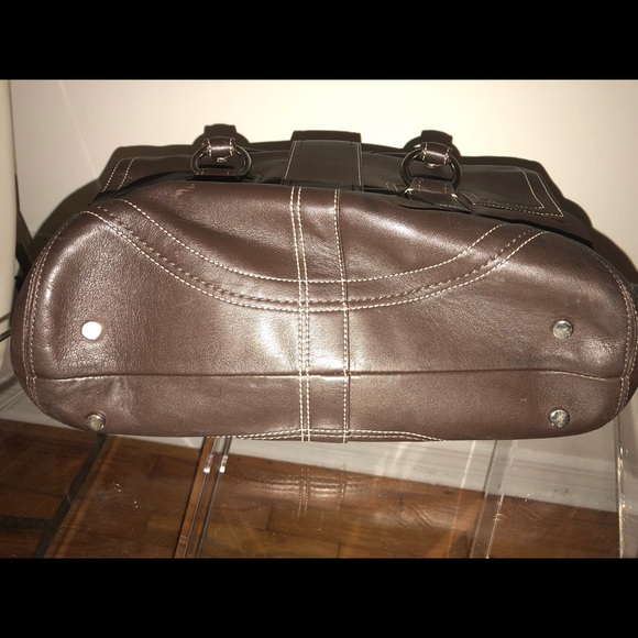 Leather Coach Handbag - Picture 5 of 8
